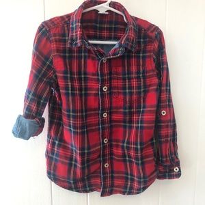 GAP flannel button-down